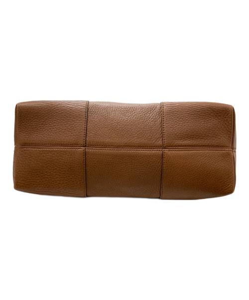 GUCCI（グッチ）GUCCI (グッチ) レザーハンドバッグ ブラウンの古着・服飾アイテム