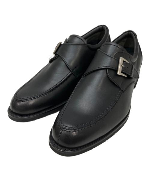 REGAL（リーガル）REGAL (リーガル) シングルモンクシューズ ブラック サイズ:25 1/2EEEの古着・服飾アイテム