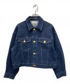 La boutique BonBonラブティックボンボン）の古着「メタル釦クロップドGジャン」｜インディゴ