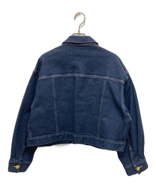 La boutique BonBon（ラブティックボンボン）La boutique BonBon (ラブティックボンボン) メタル釦クロップドGジャン インディゴ サイズ:FREEの古着・服飾アイテム