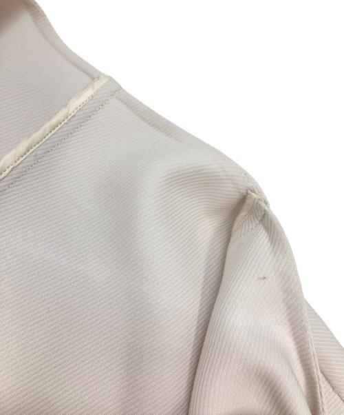 JUSGLITTY（ジャスグリッティー）JUSGLITTY (ジャスグリッティー) ダブルフェイスノーカラーコート ベージュ サイズ:1の古着・服飾アイテム