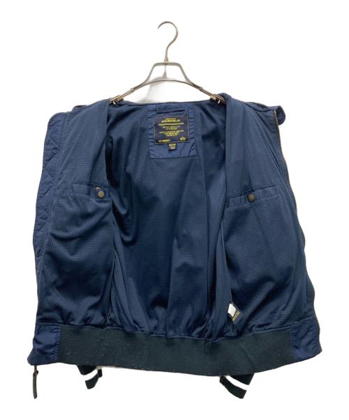 ALPHA INDUSTRIES（アルファインダストリーズ）ALPHA INDUSTRIES (アルファインダストリーズ) フライトジャケット ネイビー サイズ:Mの古着・服飾アイテム