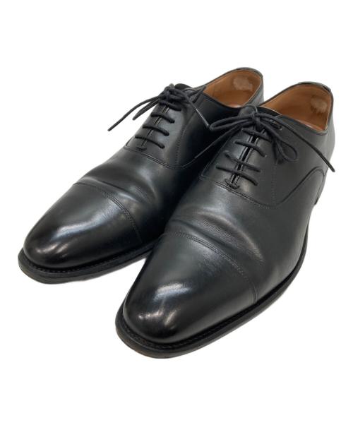 SCOTCH GRAIN（スコッチグレイン）SCOTCH GRAIN (スコッチグレイン) ストレートチップシューズ ブラック サイズ:24 1/2の古着・服飾アイテム