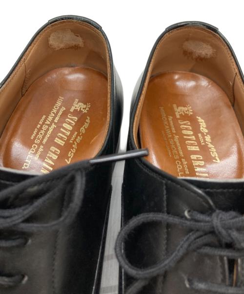 SCOTCH GRAIN（スコッチグレイン）SCOTCH GRAIN (スコッチグレイン) ストレートチップシューズ ブラック サイズ:24 1/2の古着・服飾アイテム