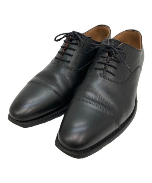 SCOTCH GRAIN（スコッチグレイン）SCOTCH GRAIN (スコッチグレイン) ストレートチップシューズ ブラック サイズ:24 1/2の古着・服飾アイテム