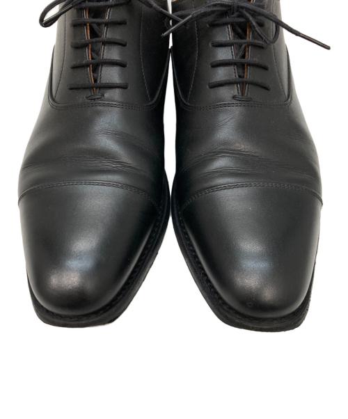 SCOTCH GRAIN（スコッチグレイン）SCOTCH GRAIN (スコッチグレイン) ストレートチップシューズ ブラック サイズ:24 1/2の古着・服飾アイテム