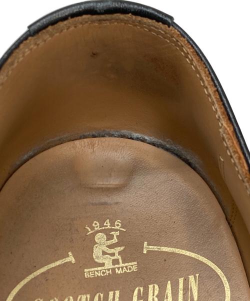 SCOTCH GRAIN（スコッチグレイン）SCOTCH GRAIN (スコッチグレイン) ストレートチップシューズ ブラック サイズ:24 1/2の古着・服飾アイテム