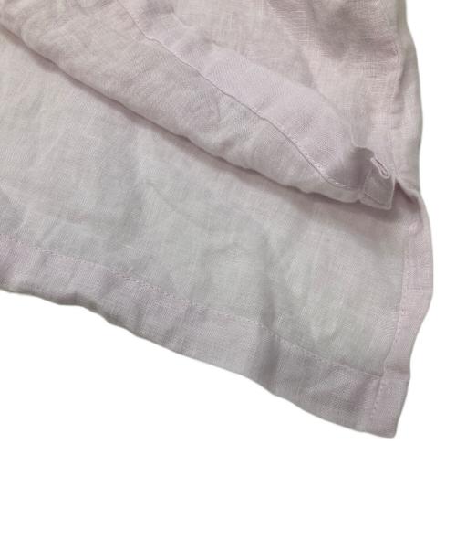 nest Robe（ネストローブ）nest Robe (ネストローブ) 天然染め ケープカラーブラウス ピンク サイズ:FREEの古着・服飾アイテム