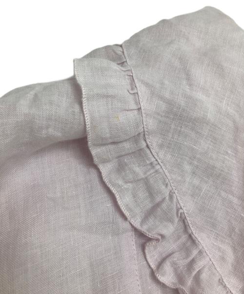 nest Robe（ネストローブ）nest Robe (ネストローブ) 天然染め ケープカラーブラウス ピンク サイズ:FREEの古着・服飾アイテム