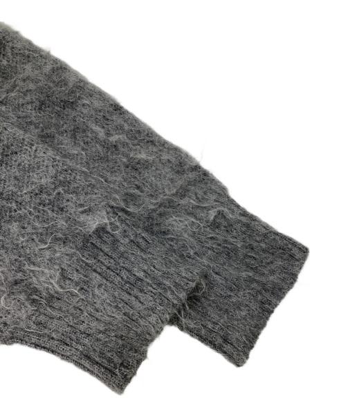 Needles（ニードルズ）Needles (ニードルズ) B-SHOP (ビショップ) モヘアカーディガン グレー サイズ:Sの古着・服飾アイテム