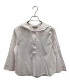 MARGARET HOWELLマーガレットハウエル）の古着「Petal collar shirt」｜ピンク