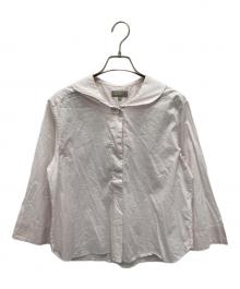 MARGARET HOWELL（マーガレットハウエル）の古着「Petal collar shirt」｜ピンク