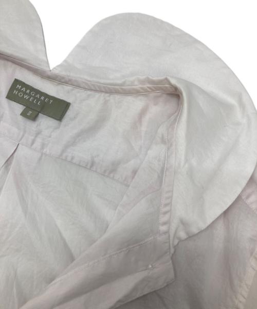 MARGARET HOWELL（マーガレットハウエル）MARGARET HOWELL (マーガレットハウエル) Petal collar shirt ピンク サイズ:2の古着・服飾アイテム