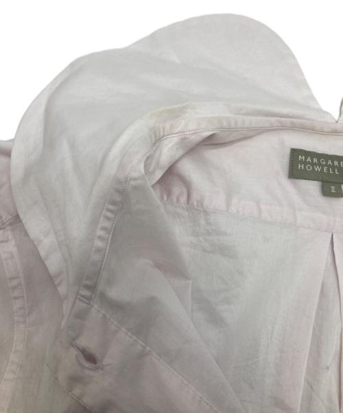 MARGARET HOWELL（マーガレットハウエル）MARGARET HOWELL (マーガレットハウエル) Petal collar shirt ピンク サイズ:2の古着・服飾アイテム