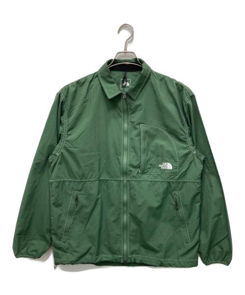 THE NORTH FACE（ザ ノース フェイス）THE NORTH FACE (ザ ノース フェイス) フリーランサンシールドコーチジャケット グリーン サイズ:Mの古着・服飾アイテム