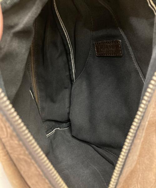 Daniel&Bob（ダニエル＆ボブ）Daniel&Bob (ダニエル＆ボブ) レザーボディバッグ ブラウンの古着・服飾アイテム