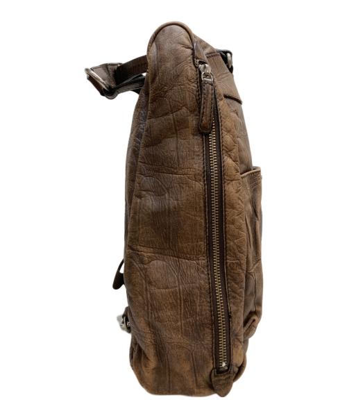 Daniel&Bob（ダニエル＆ボブ）Daniel&Bob (ダニエル＆ボブ) レザーボディバッグ ブラウンの古着・服飾アイテム