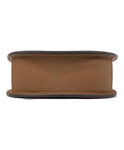 POLO RALPH LAUREN（ポロ・ラルフローレン）POLO RALPH LAUREN (ポロ・ラルフローレン) レザーショルダーバッグ ブラウンの古着・服飾アイテム