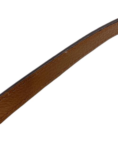 POLO RALPH LAUREN（ポロ・ラルフローレン）POLO RALPH LAUREN (ポロ・ラルフローレン) レザーショルダーバッグ ブラウンの古着・服飾アイテム