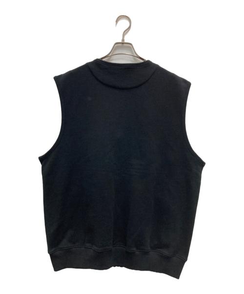 PALACE（パレス）PALACE (パレス) SWEAT GILET ブラック サイズ:XLの古着・服飾アイテム