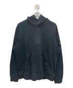 STONE ISLAND×SUPREMEストーンアイランド×シュプリーム）の古着「Dust Treatment Hoodie」｜ブラック
