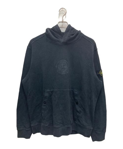 STONE ISLAND（ストーンアイランド）STONE ISLAND (ストーンアイランド) SUPREME (シュプリーム) Dust Treatment Hoodie ブラック サイズ:XLの古着・服飾アイテム