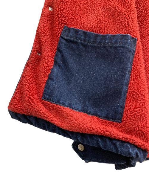 BLUE BLUE（ブルーブルー）BLUE BLUE (ブルーブルー) 裏ボアデニムジャケット インディゴ サイズ:Mの古着・服飾アイテム