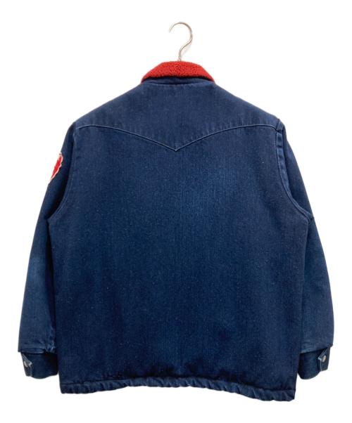 BLUE BLUE（ブルーブルー）BLUE BLUE (ブルーブルー) 裏ボアデニムジャケット インディゴ サイズ:Mの古着・服飾アイテム