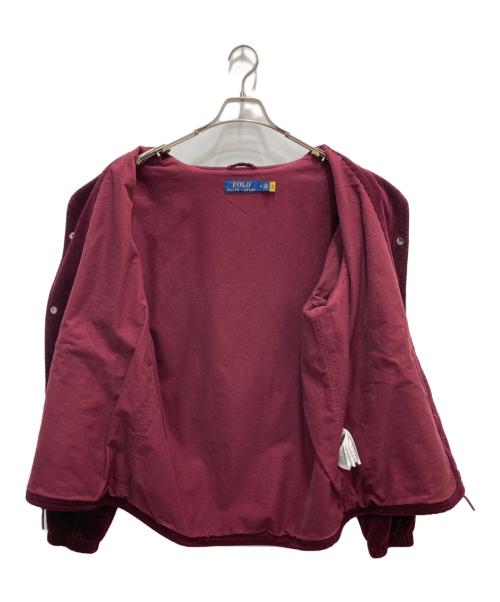 POLO RALPH LAUREN（ポロ・ラルフローレン）POLO RALPH LAUREN (ポロ・ラルフローレン) コーデュロイコーチジャケット レッド サイズ:Mの古着・服飾アイテム