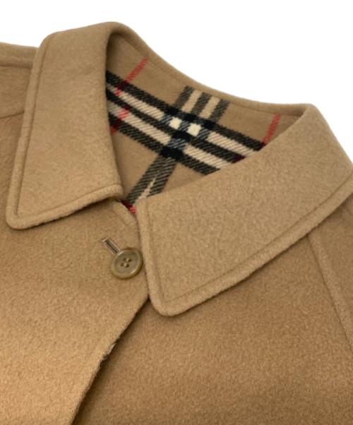 Burberry's（バーバリー）Burberry's (バーバリーズ) ノヴァチェックリバーシブルコート ブラウン サイズ:不明（実寸参照）の古着・服飾アイテム