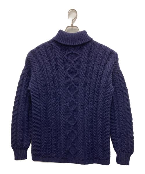 GUERNSEY WOOLLENS（ガンジーウーレンズ）GUERNSEY WOOLLENS (ガンジーウーレンズ) アランニット ネイビー サイズ:Mの古着・服飾アイテム