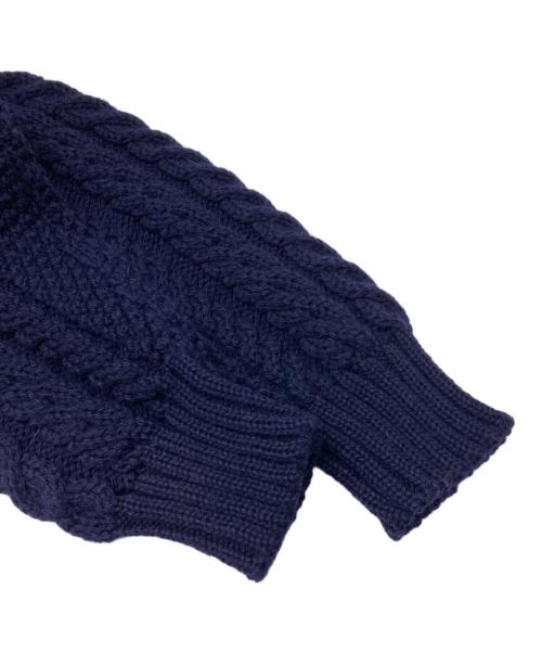 GUERNSEY WOOLLENS（ガンジーウーレンズ）GUERNSEY WOOLLENS (ガンジーウーレンズ) アランニット ネイビー サイズ:Mの古着・服飾アイテム