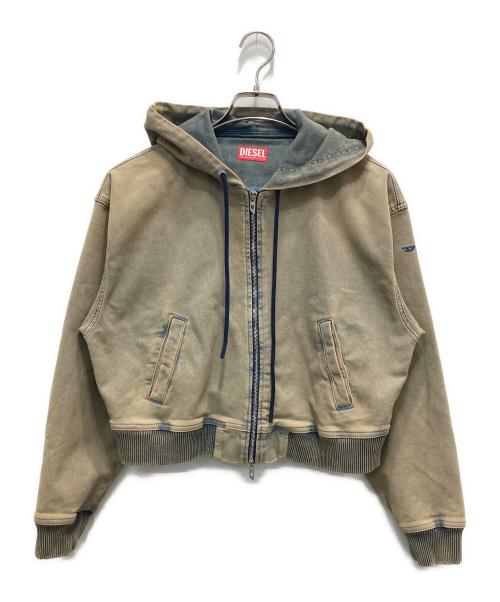 DIESEL（ディーゼル）DIESEL (ディーゼル) デニムジャケット ベージュ サイズ:XXSの古着・服飾アイテム