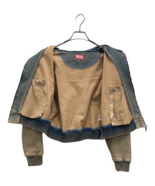 DIESEL（ディーゼル）DIESEL (ディーゼル) デニムジャケット ベージュ サイズ:XXSの古着・服飾アイテム