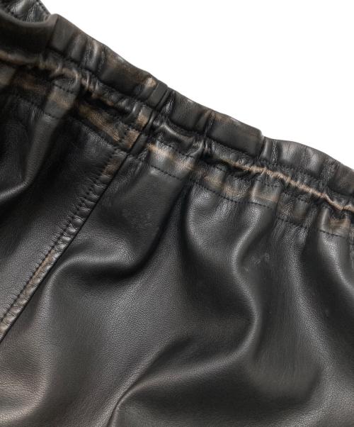 DIESEL（ディーゼル）DIESEL (ディーゼル) フェイクレザースカート ブラック サイズ:38の古着・服飾アイテム