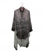 DIESELディーゼル）の古着「シャツドレス」｜グレー