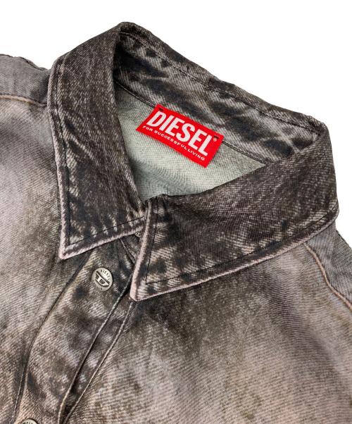 DIESEL（ディーゼル）DIESEL (ディーゼル) シャツドレス グレー サイズ:36の古着・服飾アイテム