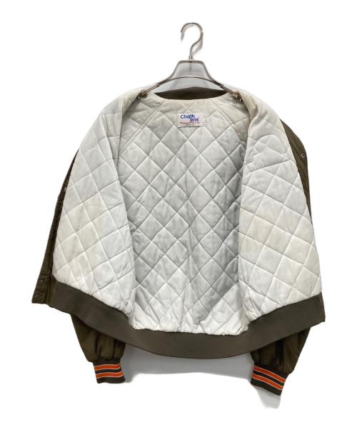 Chalk Line（チョークライン）Chalk Line (チョークライン) スタジャン ベージュ サイズ:Lの古着・服飾アイテム