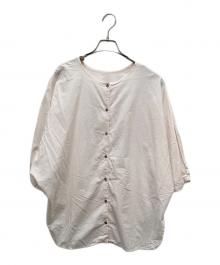 nest Robe（ネストローブ）の古着「コットンリネン近江晒ドルマブラウス」｜ピンク