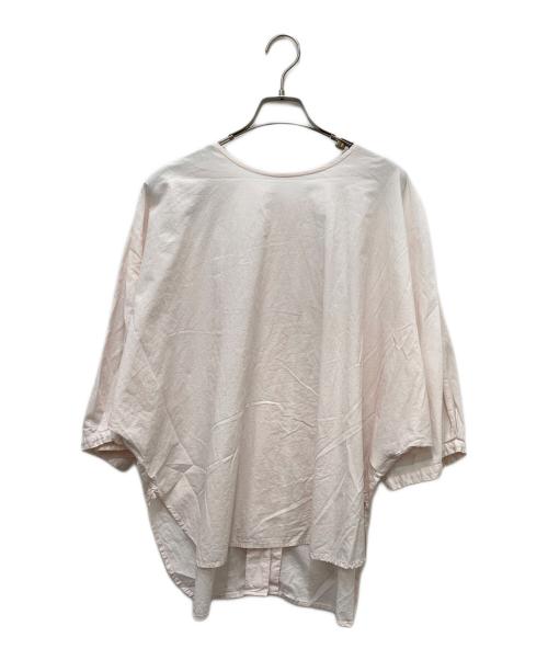 nest Robe（ネストローブ）nest Robe (ネストローブ) コットンリネン近江晒ドルマブラウス ピンク サイズ:FREEの古着・服飾アイテム