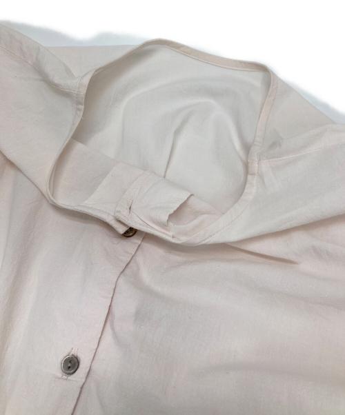 nest Robe（ネストローブ）nest Robe (ネストローブ) コットンリネン近江晒ドルマブラウス ピンク サイズ:FREEの古着・服飾アイテム