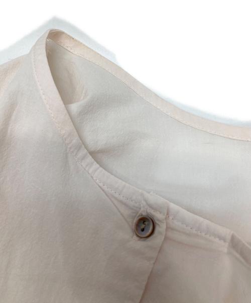 nest Robe（ネストローブ）nest Robe (ネストローブ) コットンリネン近江晒ドルマブラウス ピンク サイズ:FREEの古着・服飾アイテム