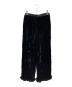 ne quittez pas (ヌキテパ) Velvet Glitter Print Frill Pants ブラック サイズ:M：12000円