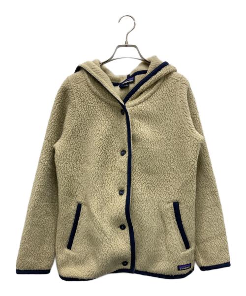 Patagonia（パタゴニア）Patagonia (パタゴニア) フリースカーディガン ベージュ サイズ:Sの古着・服飾アイテム