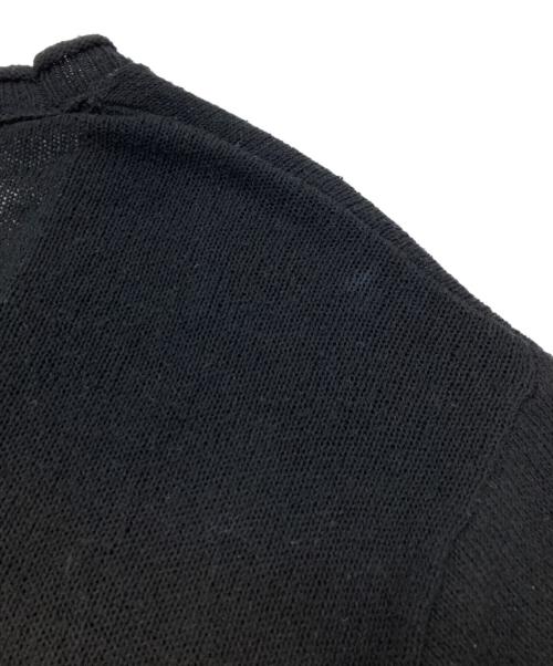 FOLL（フォル）FOLL (フォル) matte silk wardrobe cardigan ブラック サイズ:2の古着・服飾アイテム