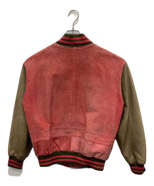 YANKEES（ヤンキース）YANKEES (ヤンキース) スエードスタジャン レッド サイズ:なしの古着・服飾アイテム