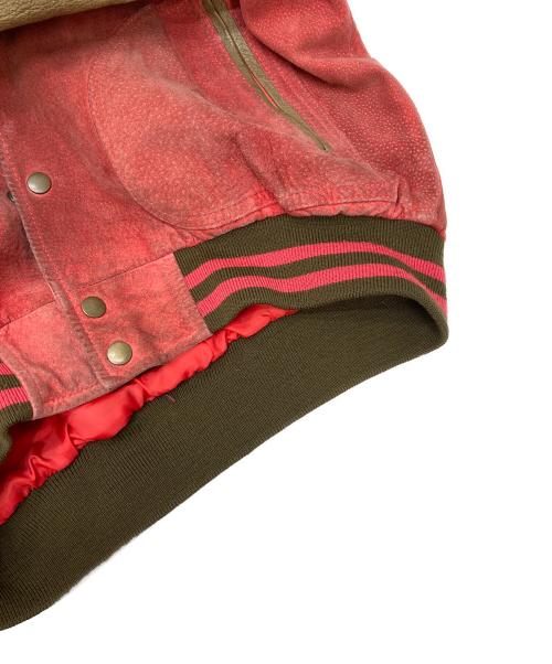 YANKEES（ヤンキース）YANKEES (ヤンキース) スエードスタジャン レッド サイズ:なしの古着・服飾アイテム