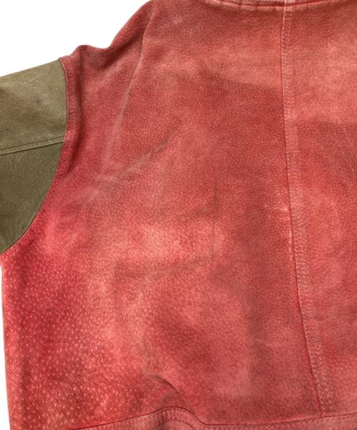 YANKEES（ヤンキース）YANKEES (ヤンキース) スエードスタジャン レッド サイズ:なしの古着・服飾アイテム