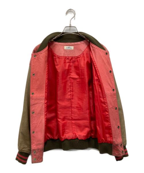 YANKEES（ヤンキース）YANKEES (ヤンキース) スエードスタジャン レッド サイズ:なしの古着・服飾アイテム