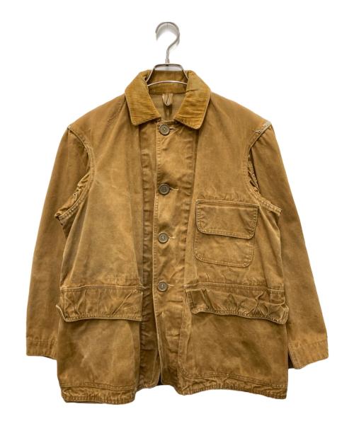 HETTRICK（ヘトリック）HETTRICK (ヘトリック) ダック地ハンティングジャケット ベージュ サイズ:不明（実寸参照）の古着・服飾アイテム